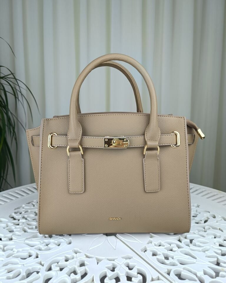 SARACH Kadın El ve Omuz Çantası - Vizon