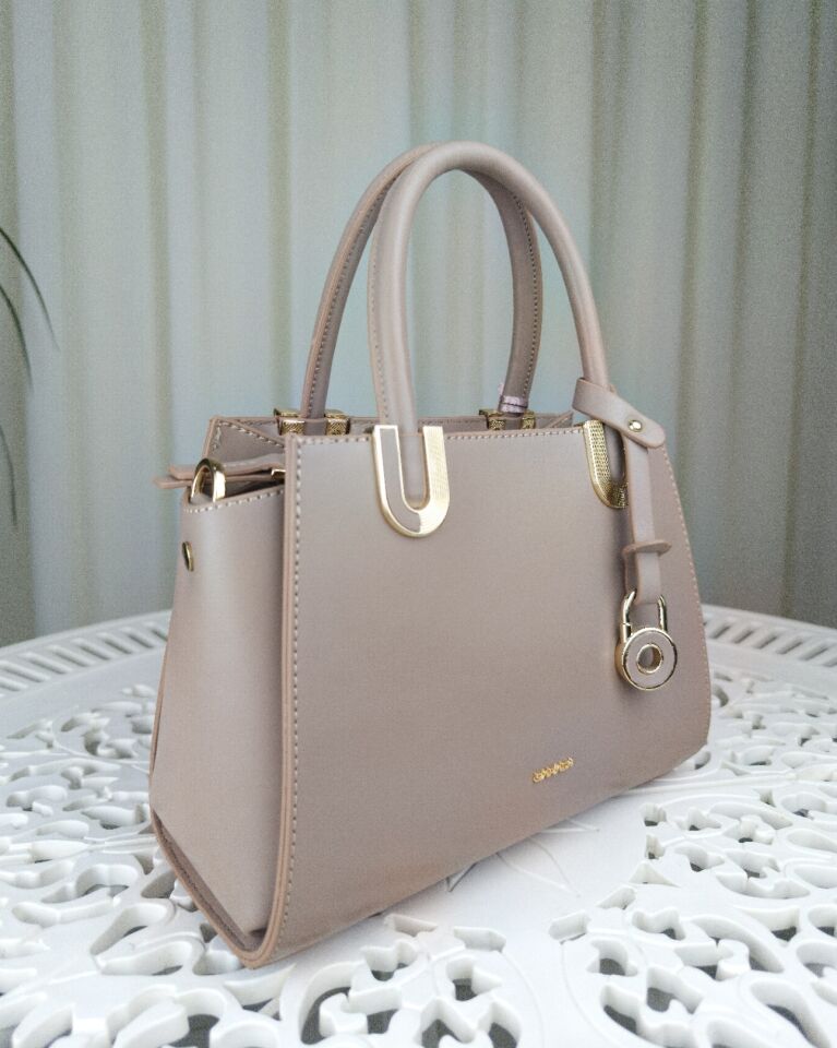 SARACH Kadın El ve Omuz Çantası - Vizon