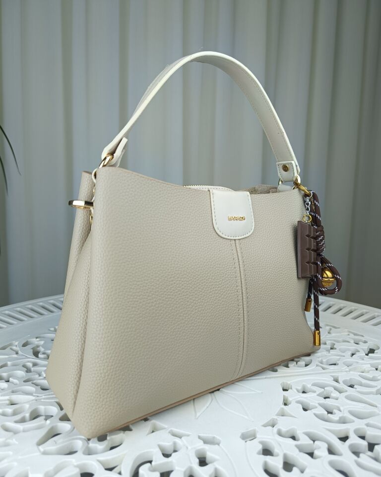 SARACH Kadın El ve Omuz Çantası - Bej