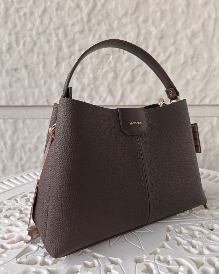 SARACH Kadın El ve Omuz Çantası - Kahverengi