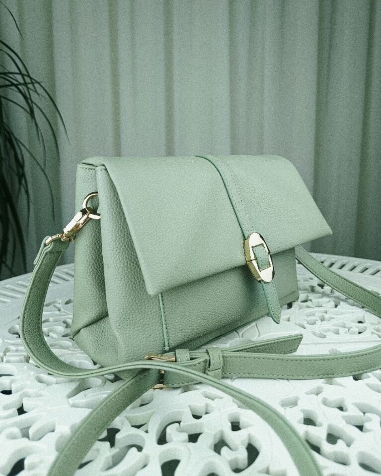 SARACH Kadın Omuz Çantası - Mint Yeşili