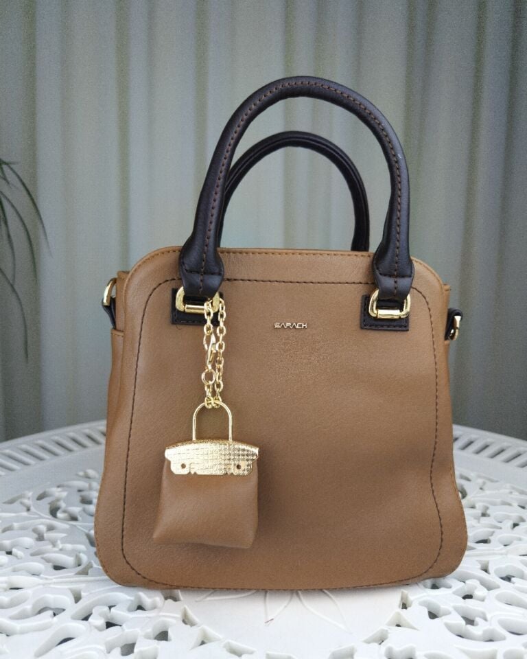 SARACH Kadın El ve Omuz Çantası - Kahverengi