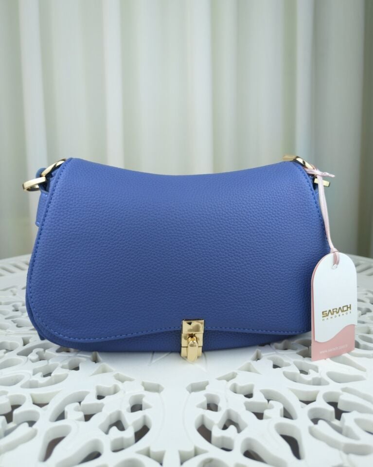 SARACH Kadın El ve Omuz Çantası - Mavi
