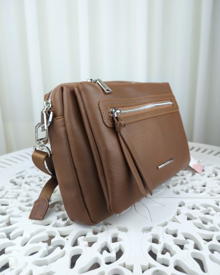 SARACH Kadın Omuz Çantası - Taba