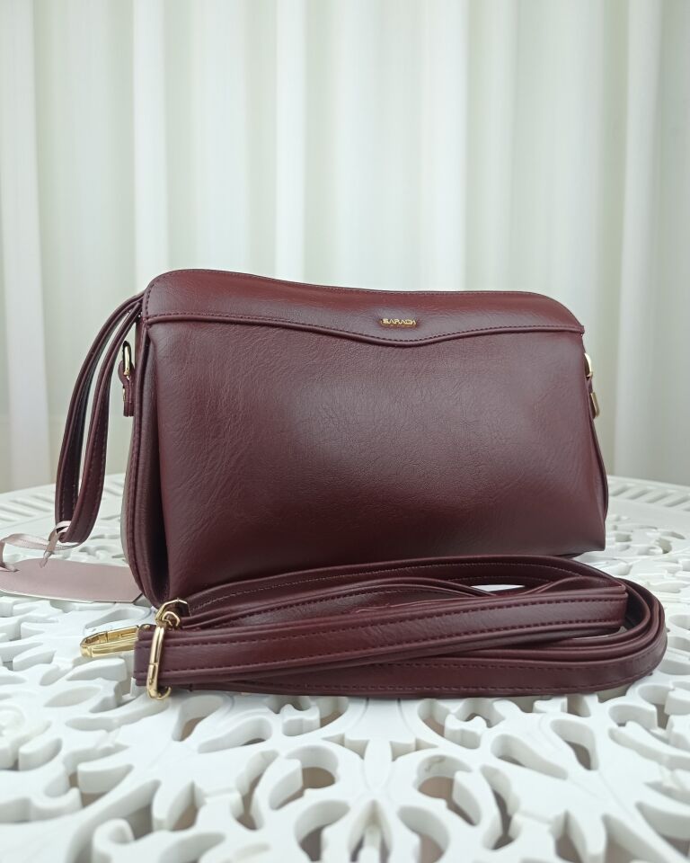 SARACH Kadın Omuz Çantası - Bordo