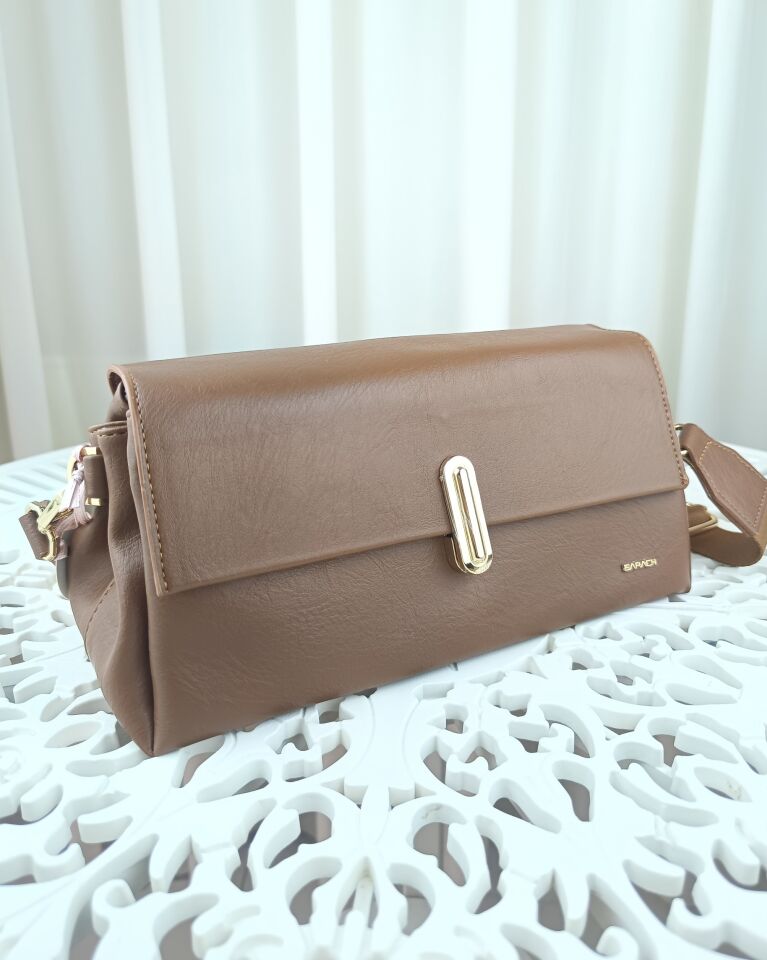 SARACH Kadın Omuz Çantası - Taba