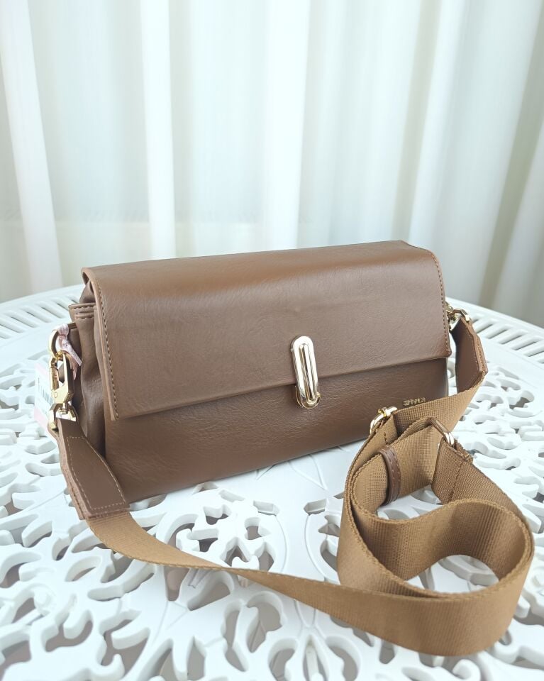 SARACH Kadın Omuz Çantası - Taba