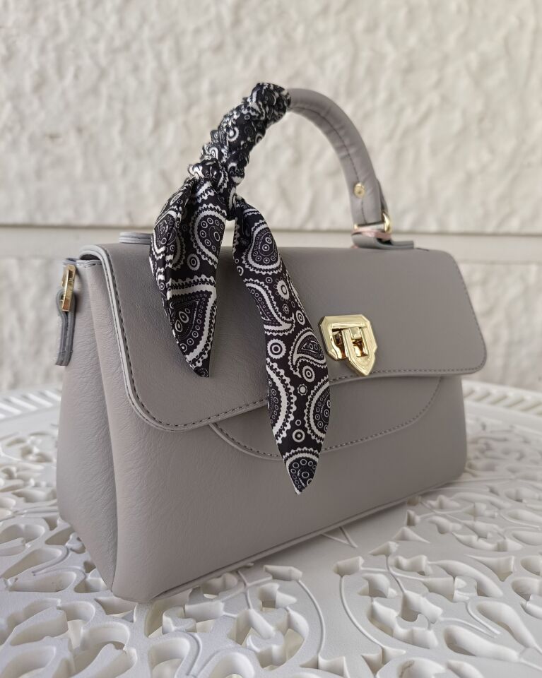 SARACH Kadın El ve Omuz Çantası - Gri