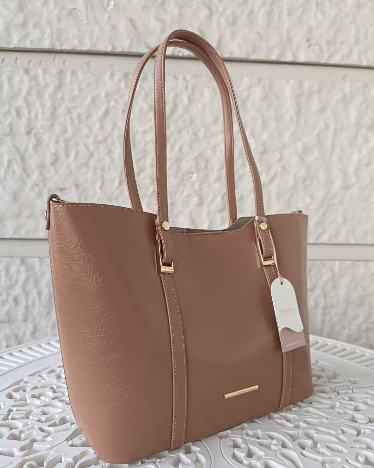 SARACH Kadın El ve Omuz Çantası - Mocha