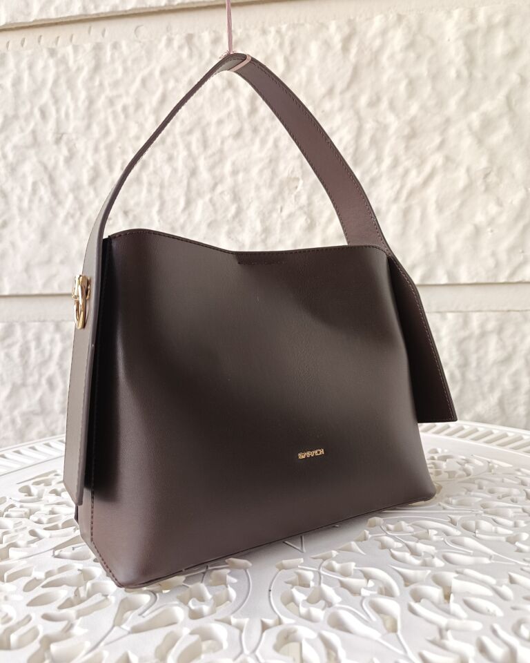 SARACH Kadın Omuz Çantası - Kahverengi