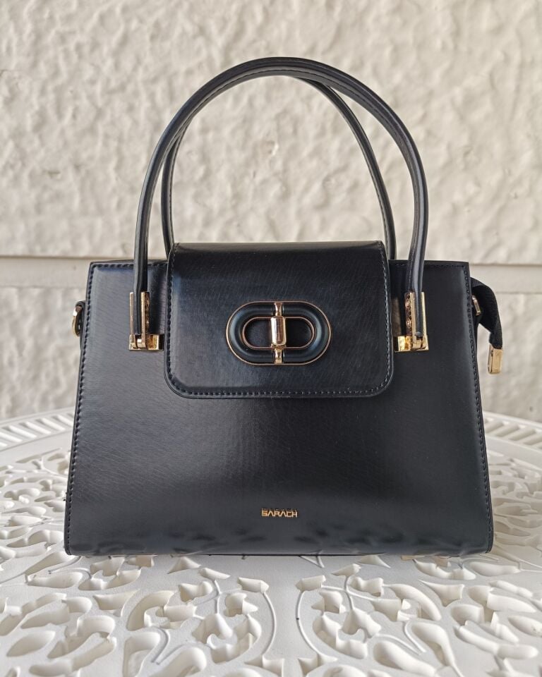 SARACH Kadın El ve Omuz Çantası - Siyah