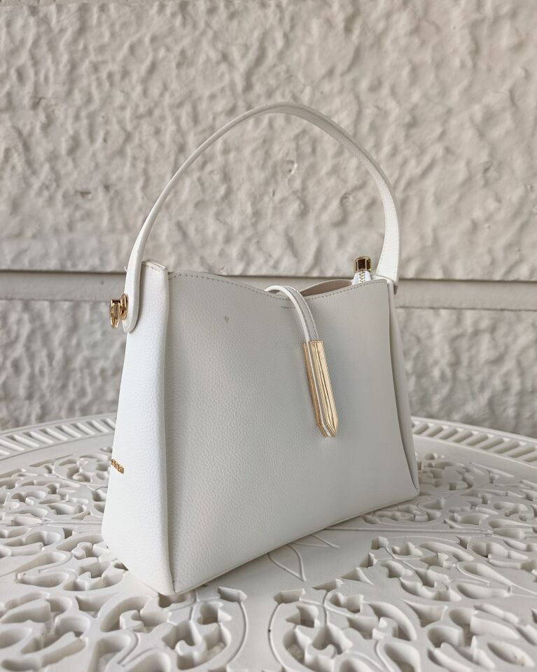 SARACH Kadın El ve Omuz Çantası - Beyaz