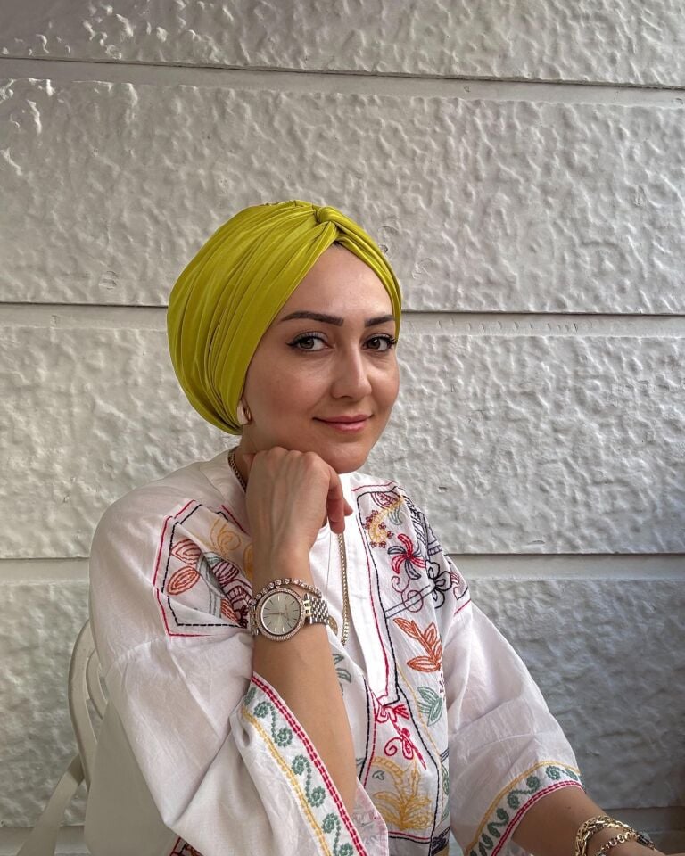 Burgu Detaylı Hazır Bone – Yağ Yeşili