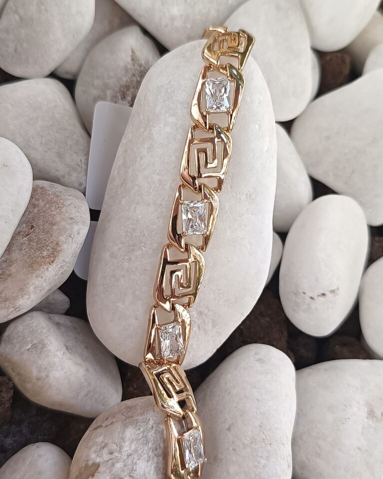 Xuping Altın Labirent Bileklik