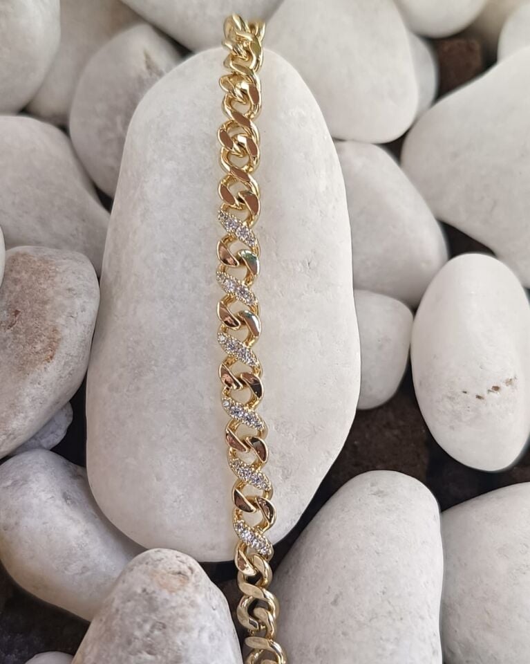 Xuping Taşlı Sarmal Bileklik