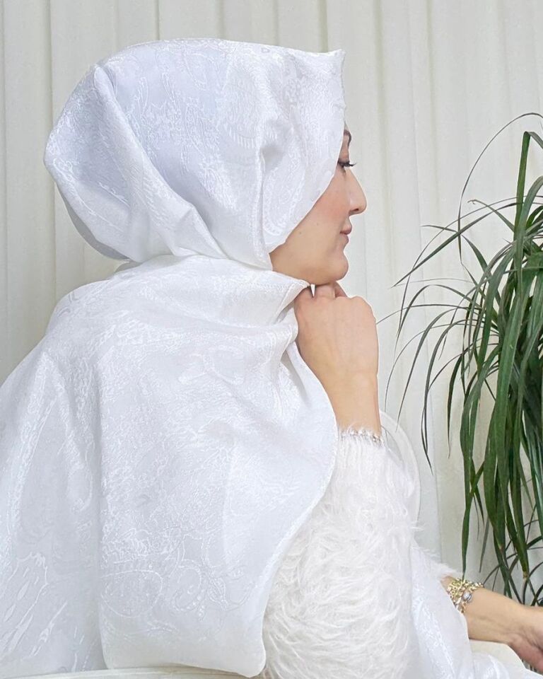 Ottoman Desen Şal - Ekru