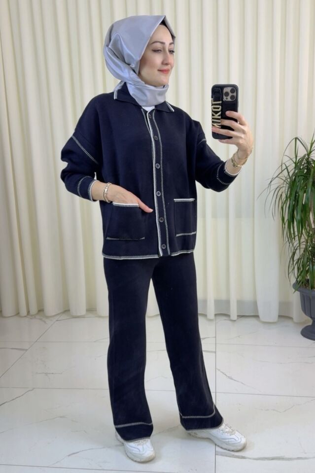 Triko İkili Takım - Lacivert