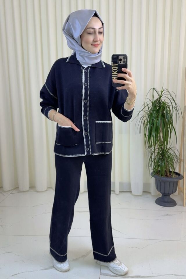 Triko İkili Takım - Lacivert