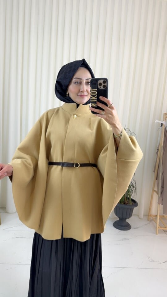 KEMERLİ CAMEL PANÇO
