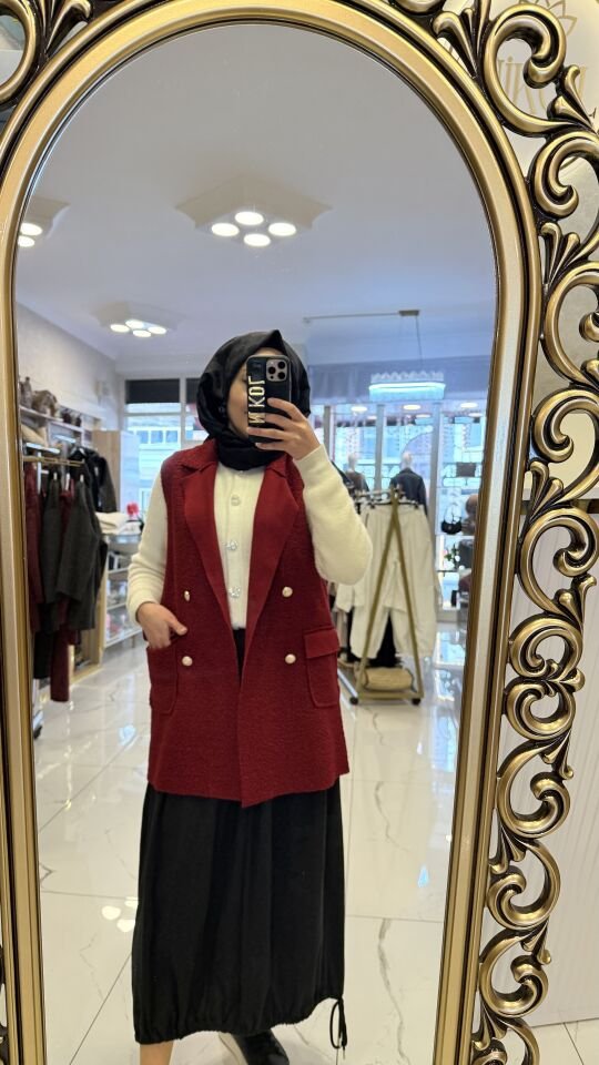 KUZU BUKLET BORDO YELEK