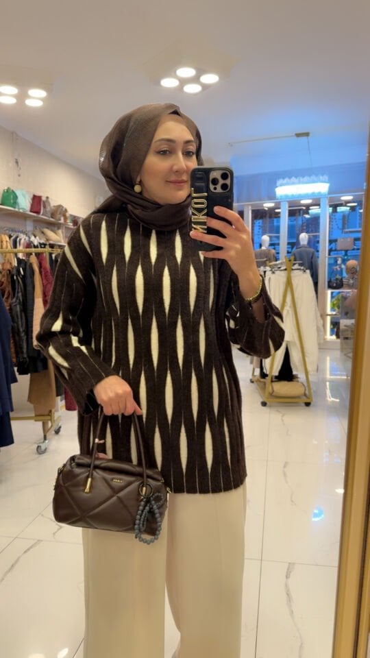 ANGORA ACI KAHVE TUNİK