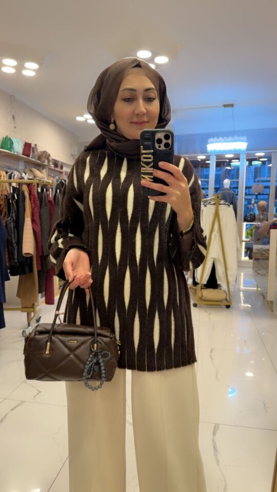 ANGORA ACI KAHVE TUNİK