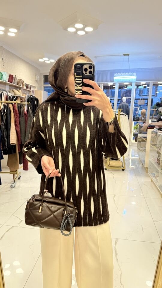 ANGORA ACI KAHVE TUNİK