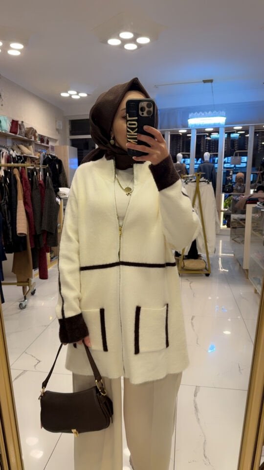 ANGORA EKRU KAHVE HIRKA